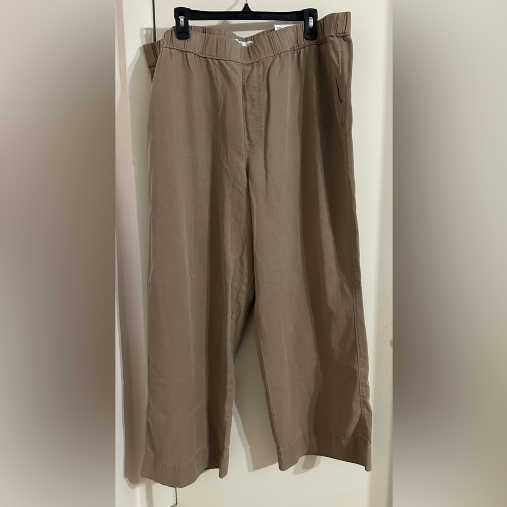 Sonoma Women's Tan Wide Leg Pants